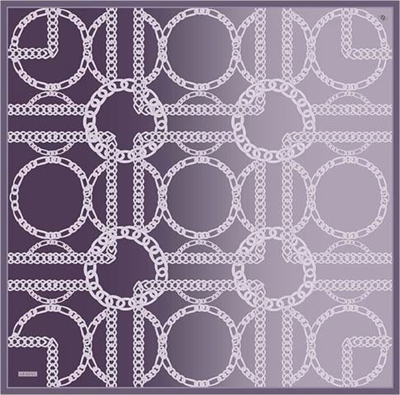 Armine Geometrik Desenli Saf İpek Twill Eşarp 9427D 31