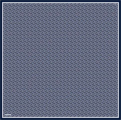 Armine Geometrik Desenli Saf İpek Twill Eşarp 9417D 03