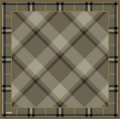 Armine Geometrik Desenli Saf İpek Twill Eşarp 9418D 34