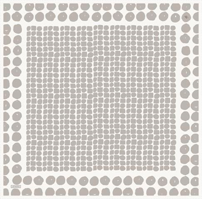 Armine Geometrik Desenli Saf İpek Twill Eşarp 9354D 83