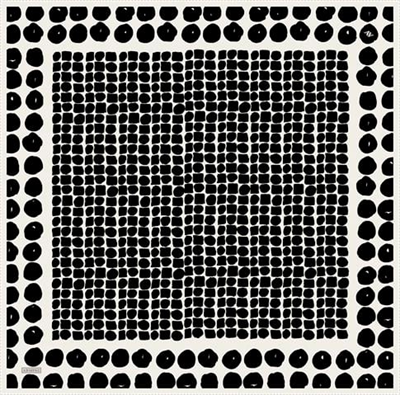 Armine Geometrik Desenli Saf İpek Twill Eşarp 9354D 80