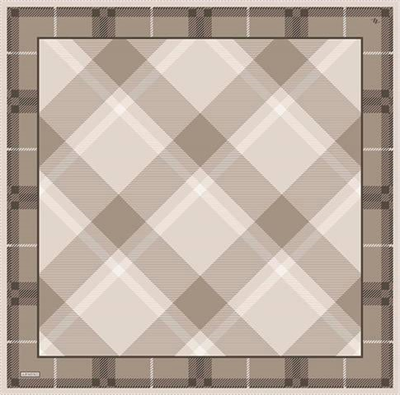Armine Geometrik Desenli Saf İpek Twill Eşarp 9418D 36
