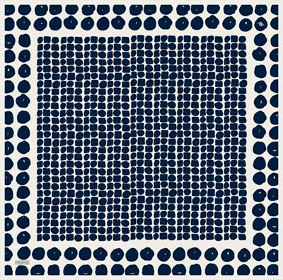 Armine Geometrik Desenli Saf İpek Twill Eşarp 9354D 81