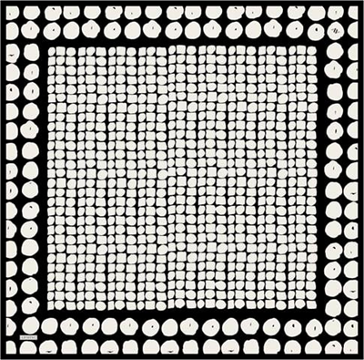 Armine Geometrik Desenli Saf İpek Twill Eşarp 9354D 82