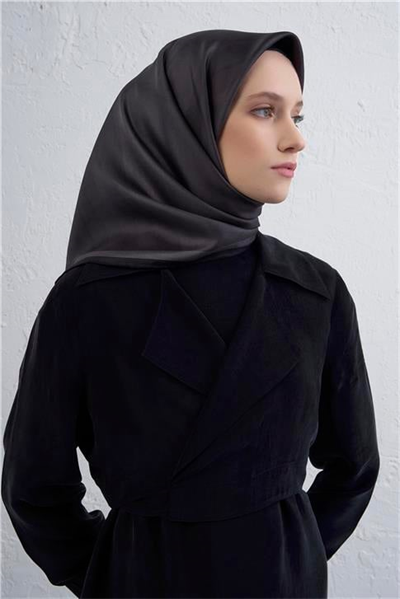 Armine Geometrik Desenli Saf İpek Twill Eşarp 9331D 04