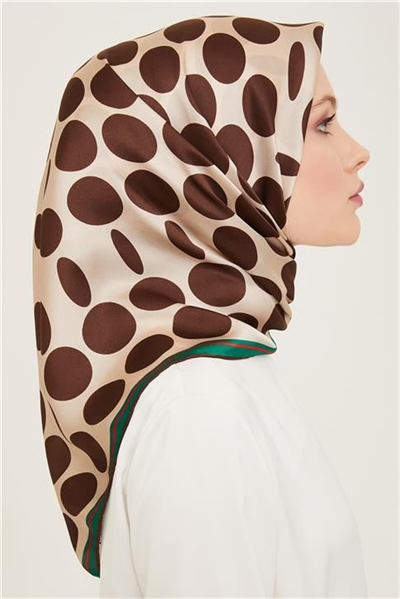 Armine Geometrik Desenli Sura İpek Eşarp 24Ya9157 80