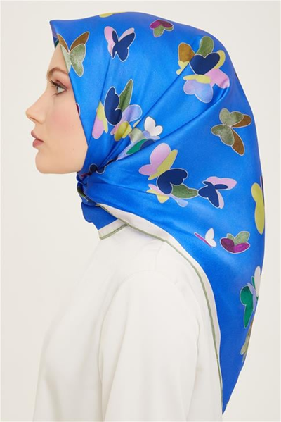 Armine Geometrik Desenli Sura İpek Eşarp 24Ya9147 36 81