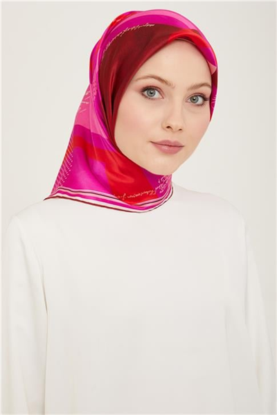 Armine Geometrik Desenli Sura İpek Eşarp 24Ya9139 02