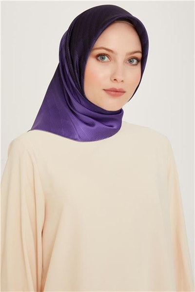 Armine Geometrik Desenli Sura Saf İpek Eşarp 9237D 36