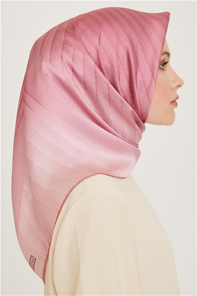 Armine Geometrik Desenli Sura Saf İpek Eşarp 9237D 31
