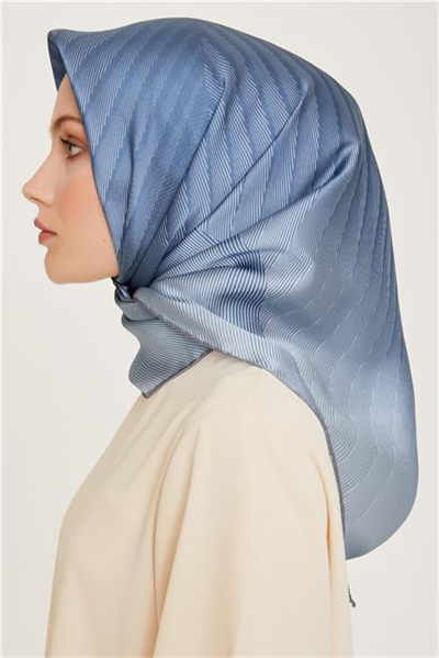 Armine Geometrik Desenli Sura Saf İpek Eşarp 9237D 32