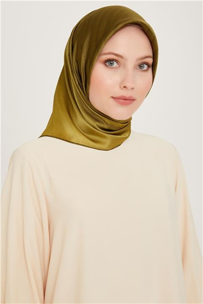 Armine Geometrik Desenli Sura Saf İpek Eşarp 9237D 07