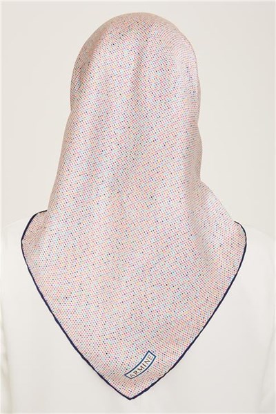 Armine Geometrik Desenli Twill İpek Eşarp 24Ya9113 35 80
