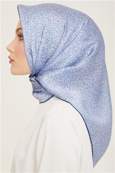 Armine Geometrik Desenli Twill İpek Eşarp 24Ya9113 35 35