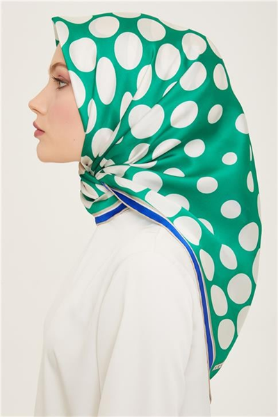 Armine Geometrik Desenli Twill İpek Eşarp 24Ya9156 86 86