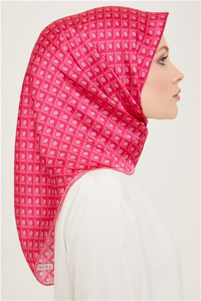 Armine Geometrik Desenli Twill İpek Eşarp 24Ya9109 53 05