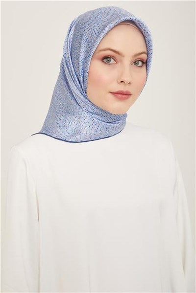 Armine Geometrik Desenli Twill İpek Eşarp 24Ya9113 35 35