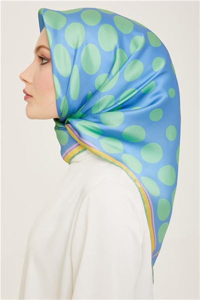 Armine Geometrik Desenli Twill İpek Eşarp 24Ya9156 86 53