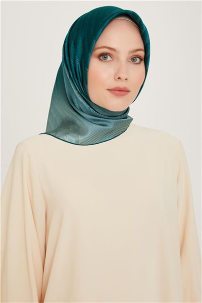 Armine Geometrik Desenli Twill Saf İpek Eşarp 9237D 53