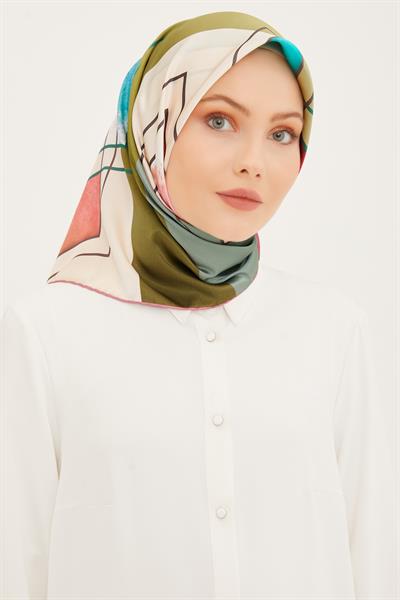 Armine İpek Eşarp 2023/24 İlkbahar Yaz Sezonu 8939D01 54 -Sura İpek