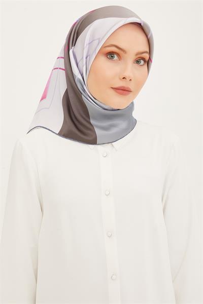 Armine İpek Eşarp 2023/24 İlkbahar Yaz Sezonu 8939D02 34 - Twill (Tivil) İpek