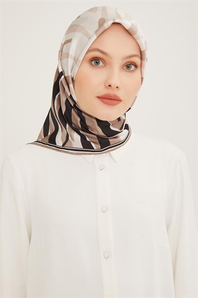 Armine İpek Eşarp 2023/24 İlkbahar Yaz Sezonu 8919D02 04 - Twill (Tivil) İpek