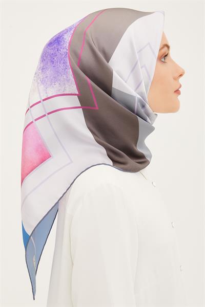 Armine İpek Eşarp 2023/24 İlkbahar Yaz Sezonu 8939D02 34 - Twill (Tivil) İpek