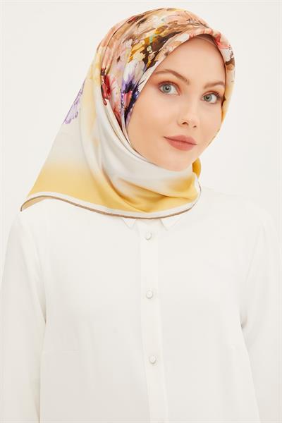 Armine İpek Eşarp 2023/24 İlkbahar Yaz Sezonu 8949D02 06 - Twill (Tivil) İpek