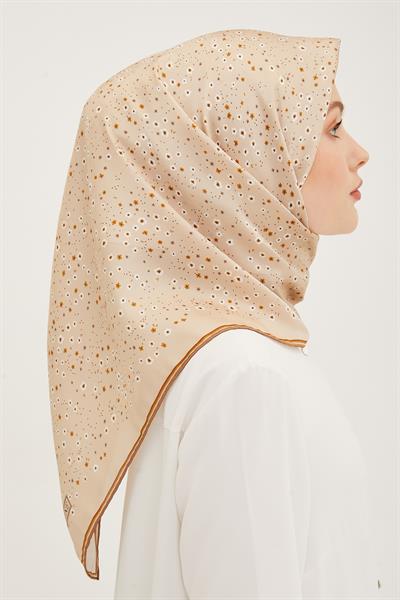 Armine İpek Eşarp 2023/24 İlkbahar Yaz Sezonu 8900D02 50 - Twill (Tivil) İpek