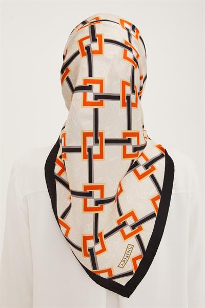 Armine İpek Eşarp 2023/24 İlkbahar Yaz Sezonu 8940D02 34 - Twill (Tivil) İpek