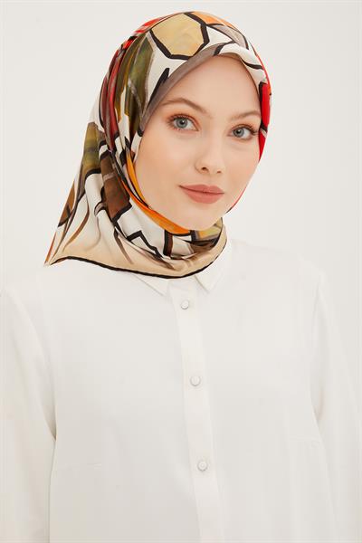 Armine İpek Eşarp 2023/24 İlkbahar Yaz Sezonu 8962D02 36 - Twill (Tivil) İpek