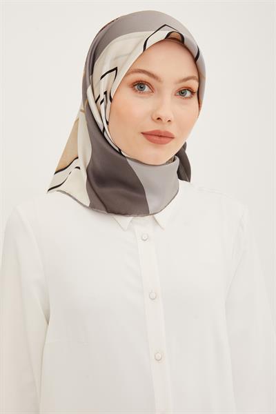 Armine İpek Eşarp 2023/24 İlkbahar Yaz Sezonu 8939D02 07 - Twill (Tivil) İpek