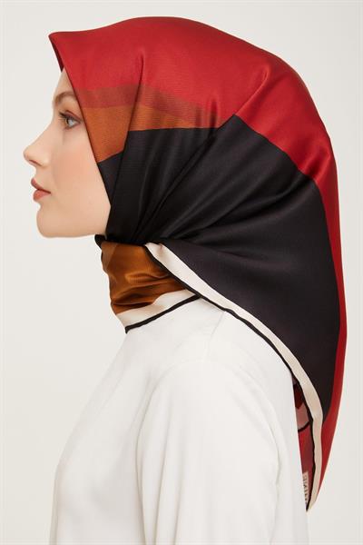 Armine İpek Eşarp 9010D-01 - 2023 Kış İpek Twill
