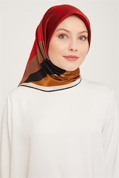 Armine İpek Eşarp 9010D-01 - 2023 Kış İpek Twill