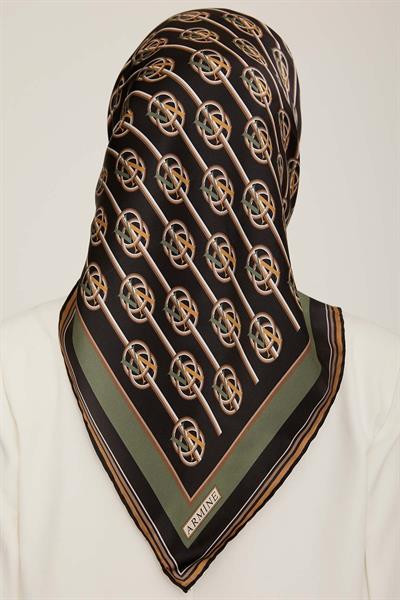 Armine İpek Eşarp Nostalji Twill 8822D-35