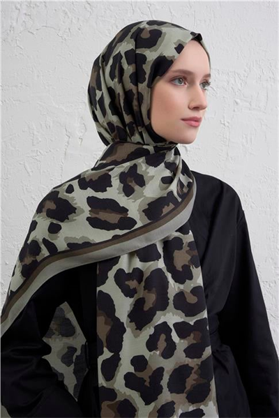Armine İpek Tensel Leopar Şal 3 02