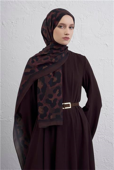 Armine İpek Tensel Leopar Şal 3 04