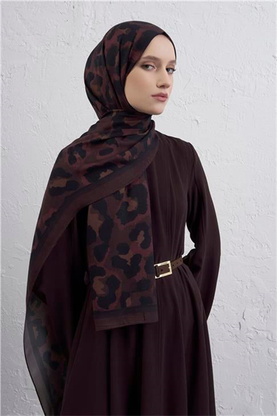 Armine İpek Tensel Leopar Şal 3 04