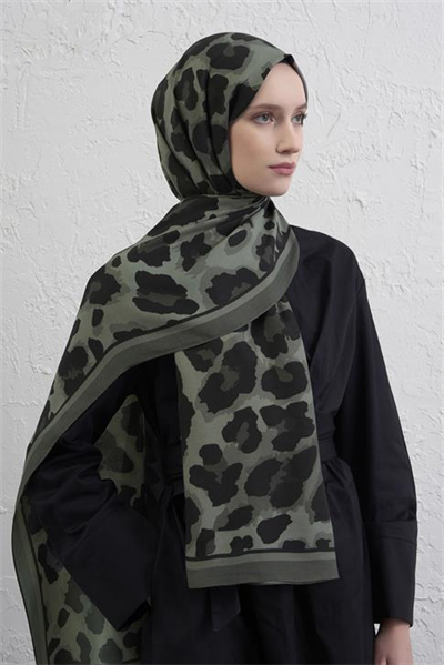 Armine İpek Tensel Leopar Şal 3 06