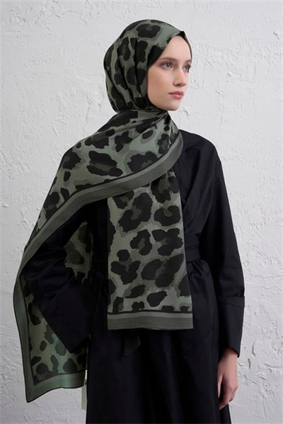 Armine İpek Tensel Leopar Şal 3 06