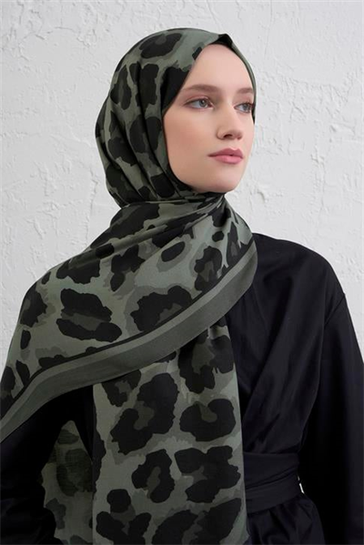 Armine İpek Tensel Leopar Şal 3 06