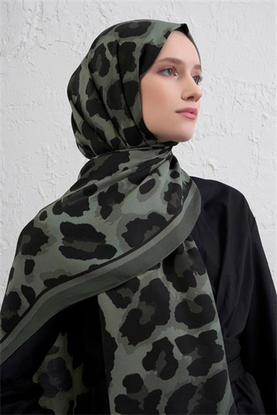 Armine İpek Tensel Leopar Şal 3 06