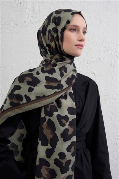 Armine İpek Tensel Leopar Şal 3 30