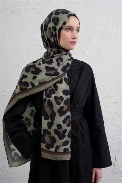 Armine İpek Tensel Leopar Şal 3 30