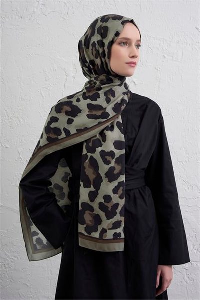Armine İpek Tensel Leopar Şal 3 30