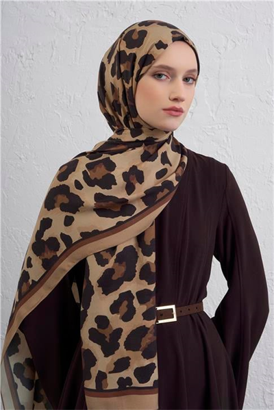 Armine İpek Tensel Leopar Şal 3 31