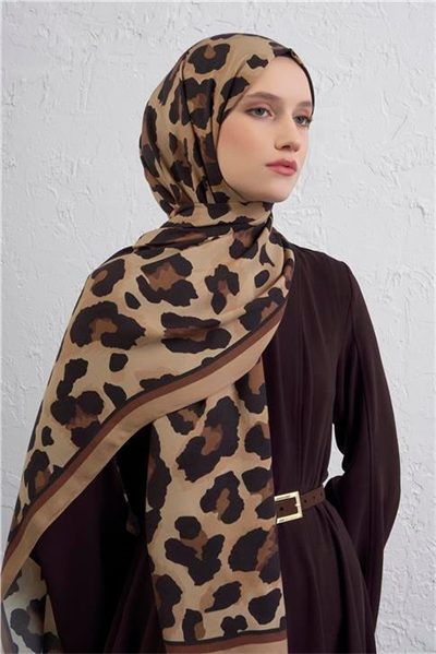 Armine İpek Tensel Leopar Şal 3 31