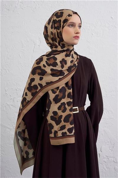 Armine İpek Tensel Leopar Şal 3 31