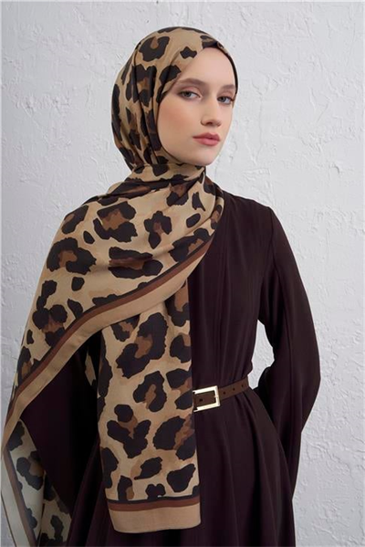 Armine İpek Tensel Leopar Şal 3 31