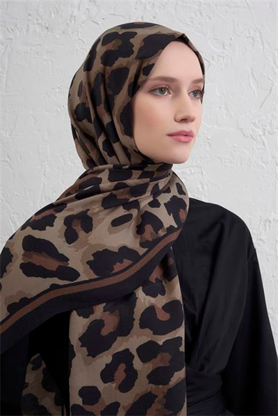 Armine İpek Tensel Leopar Şal 3 36